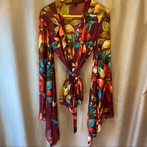 AKIRA Black Label Wrap Shirt